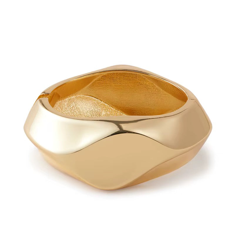 Chunky Faceted Bangle