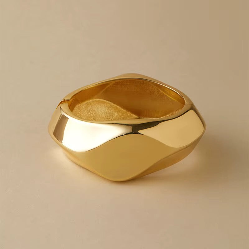 Chunky Faceted Bangle