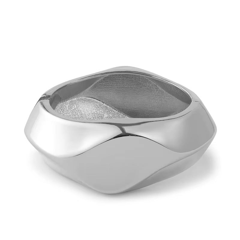 Chunky Faceted Bangle