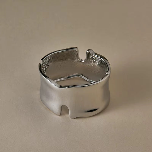 Molten Wave Cuff Bracelet