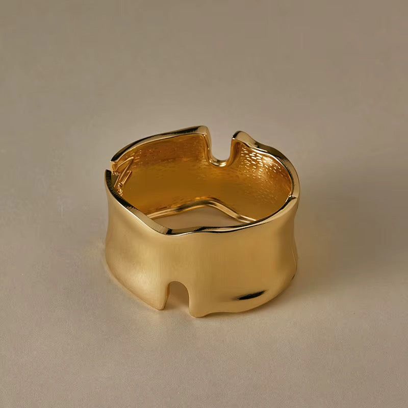 Molten Wave Cuff Bracelet