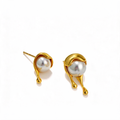 Molten Pearl Earrings