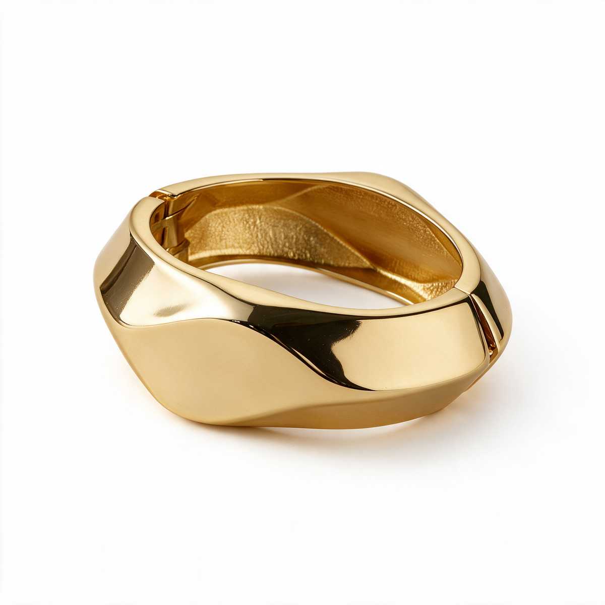 Chunky Faceted Bangle