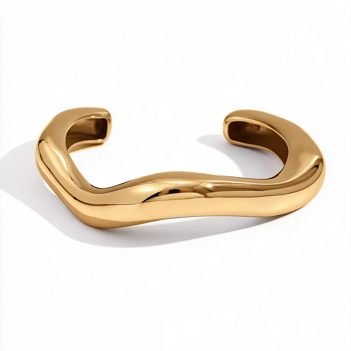 Curled Hook Cuff Bracelet
