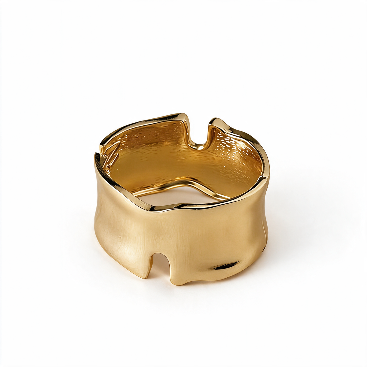 Molten Wave Cuff Bracelet