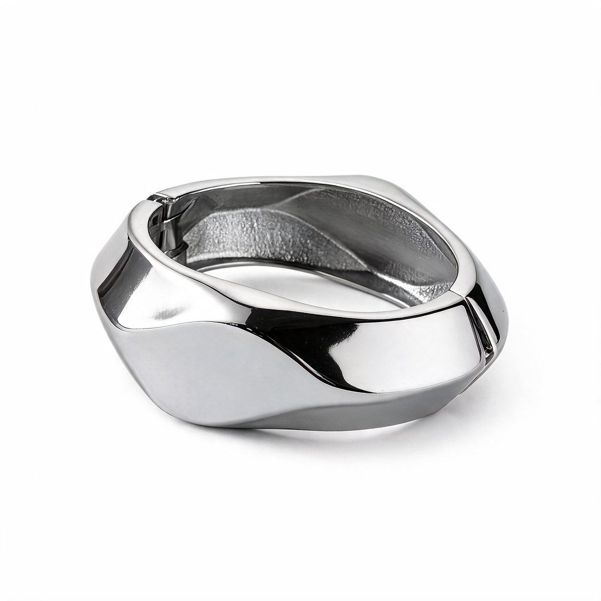 Chunky Faceted Bangle