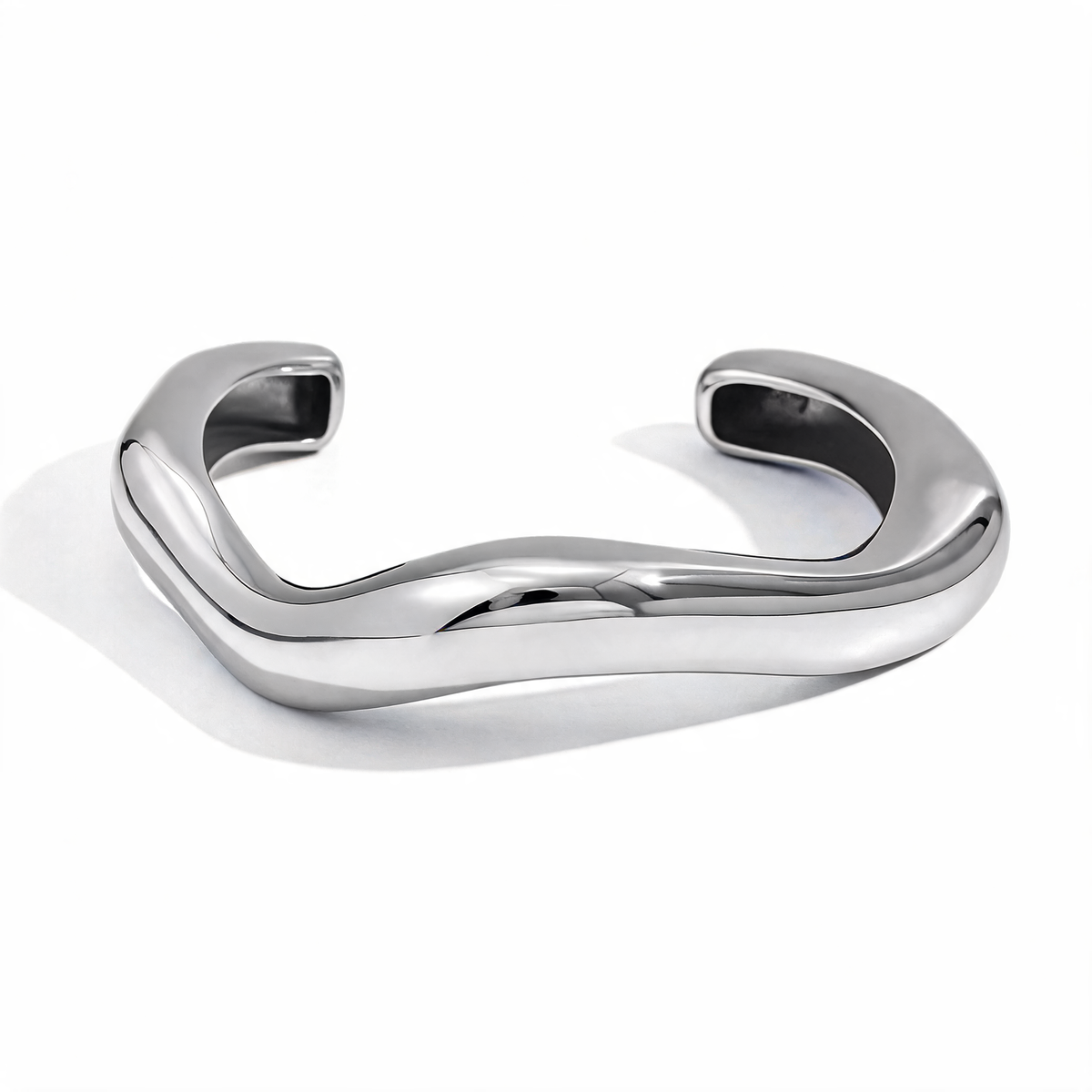 Curled Hook Cuff Bracelet