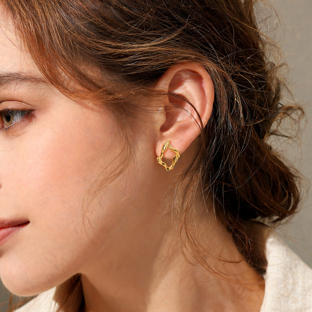 Molten Diamond Hoops