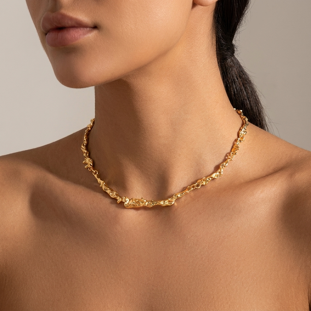 Molten Chain Necklace