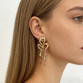 Molten Squiggle Earrings