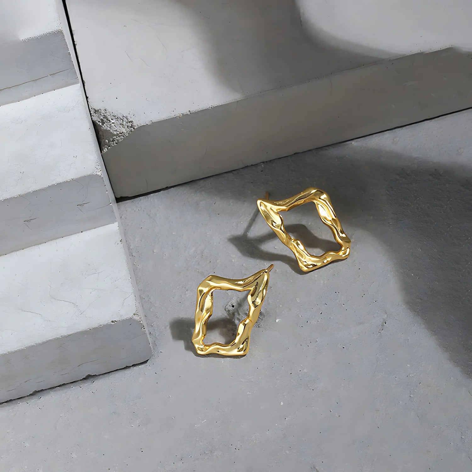 Molten Diamond Hoops