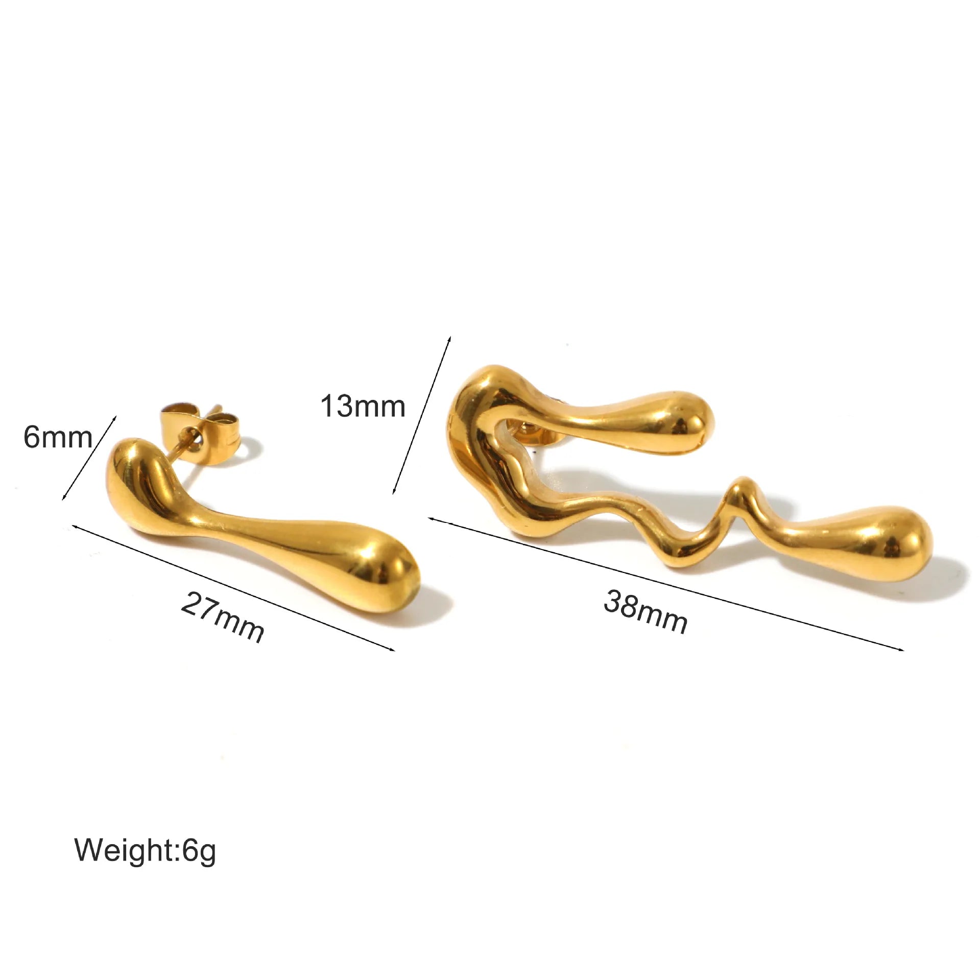 Molten Drip Earrings