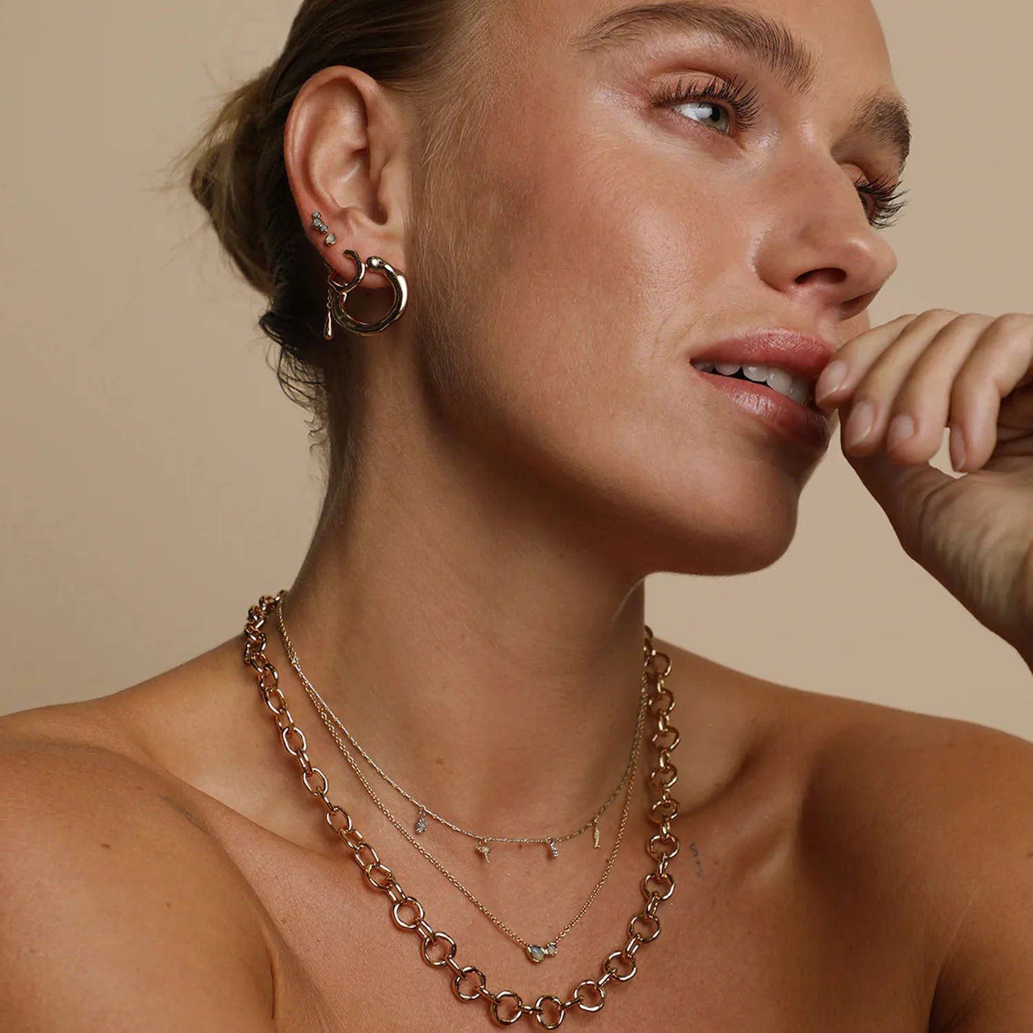 Molten Huggie Hoops