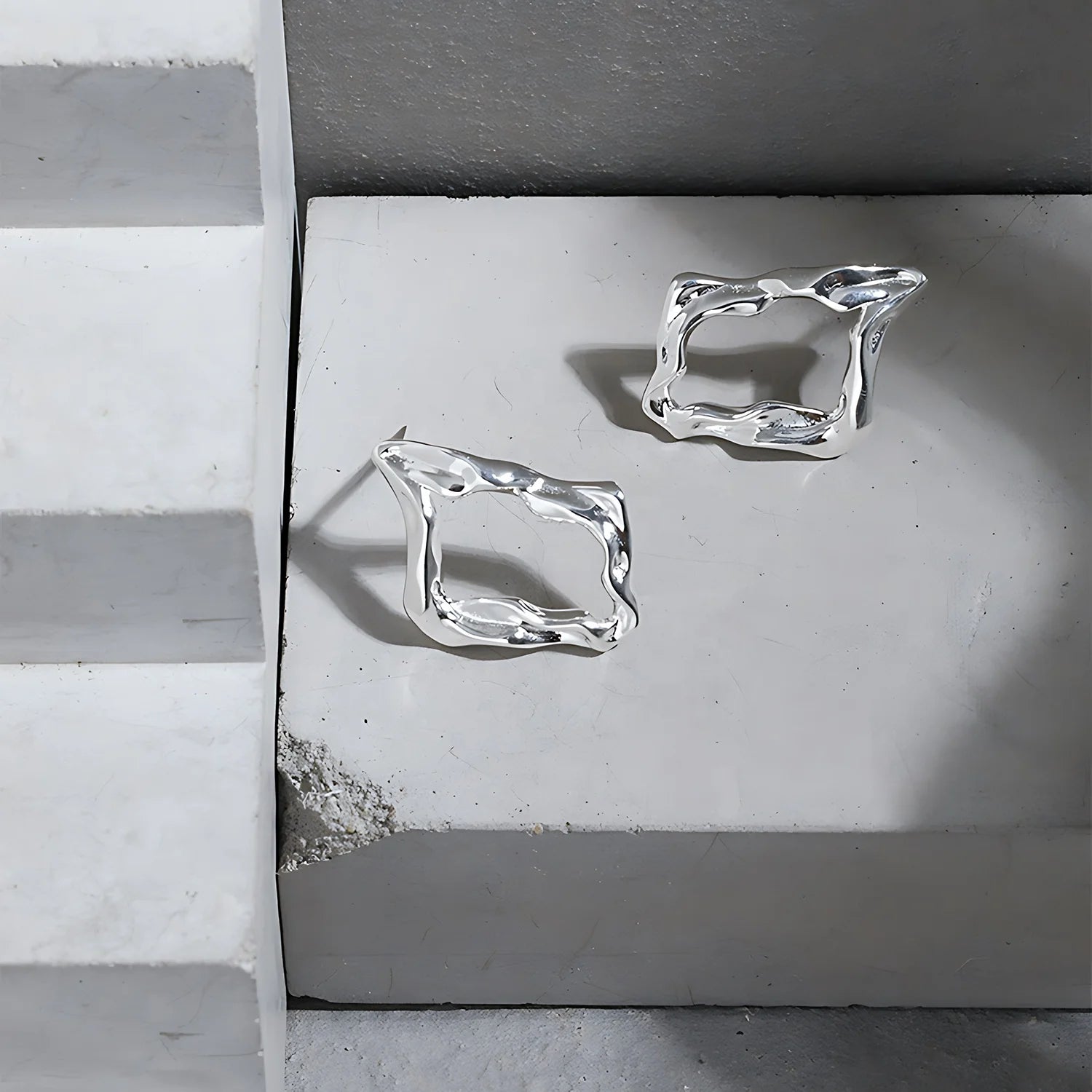 Molten Diamond Hoops