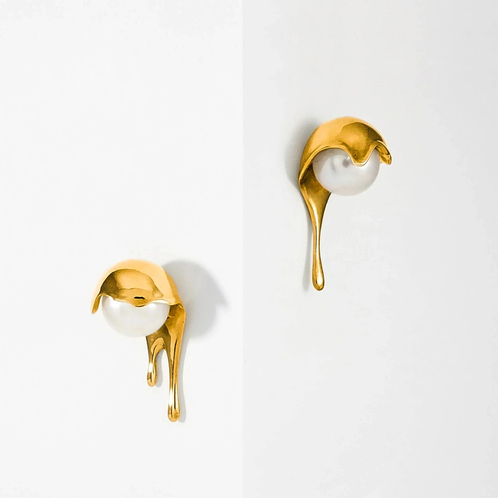 Molten Pearl Earrings